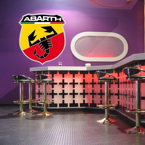 Example of wall stickers: Abarth - Imprimé